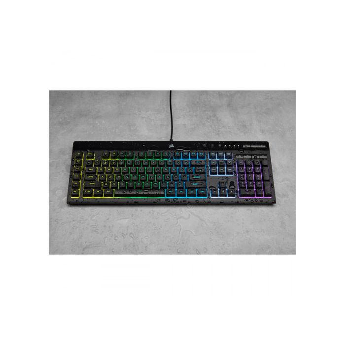 Corsair K55 RGB PRO teclado USB QWERTY Español Negro 9