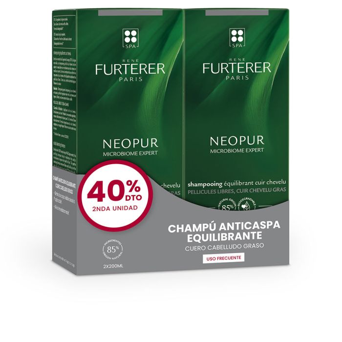 Neopur microbiome expert champú anticaspa grasa duo 2 x 150 ml