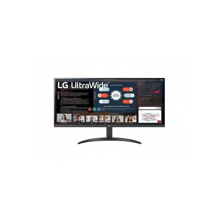 Monitor Profesional Ultrapanorámico LG 34WP500-B 34"/ WFHD/ Negro