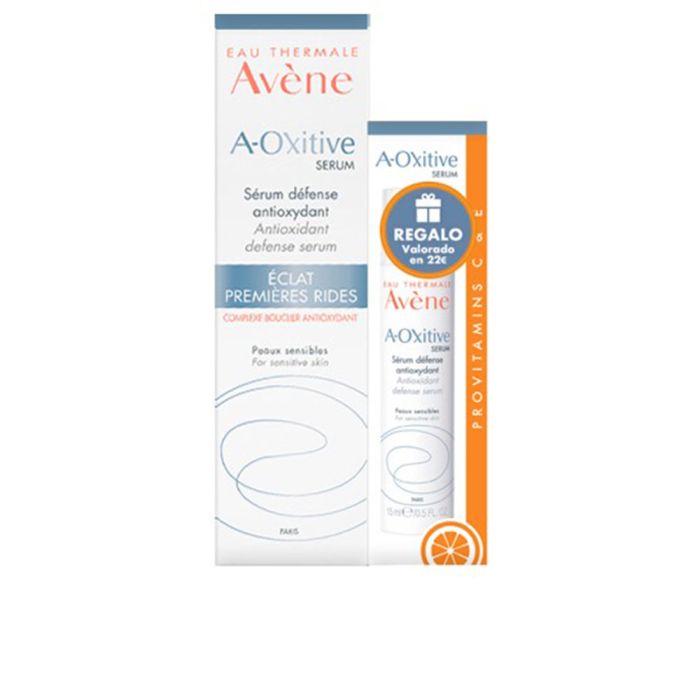 A-oxitive aqua crema alisadora + serum lote 2 pz