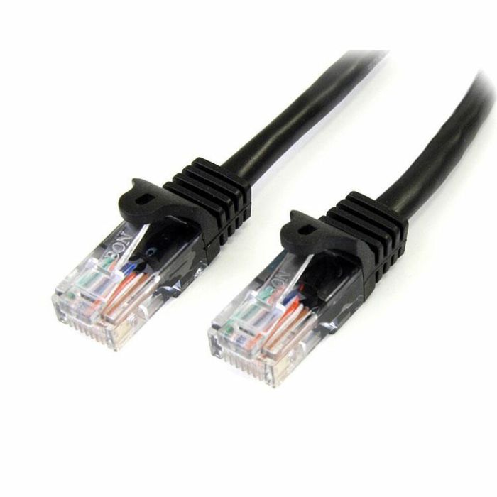 Cable de Red Rígido UTP Categoría 6 Startech 45PAT5MBK Negro 5 m