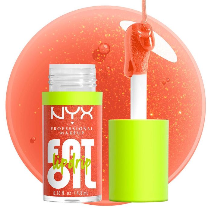 Fat Oil Lip Drip, Vegano, Alto brillo, Aceite para labios, Seguir de vuelta, 4.8 ml
