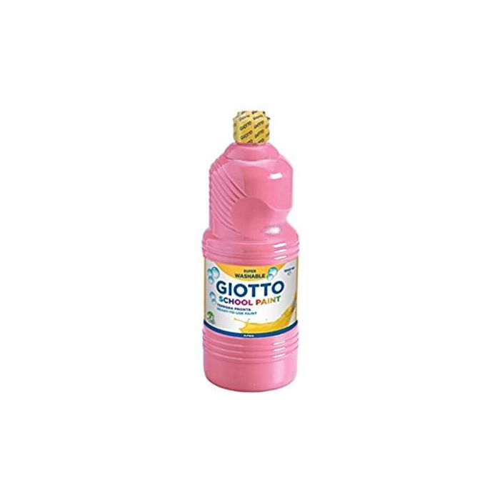 Giotto Témpera escolar lavable rosa botella 500 ml
