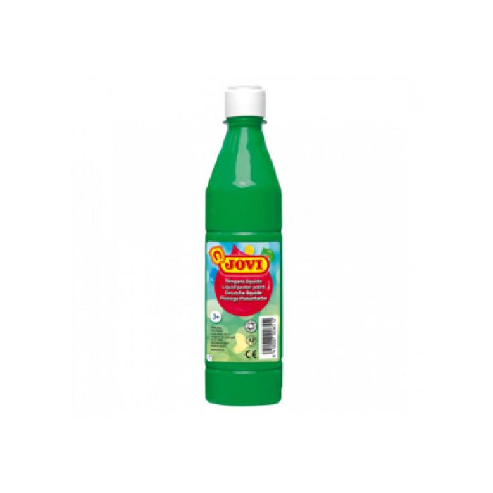 Jovi Témpera líquida school botella de 500 ml verde medio
