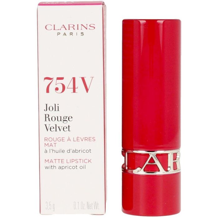 Clarins JOLI ROUGE VELVET #754V-deep red Labial 3.5 gr Clarins JOLI ROUGE VELVET #754V-deep red Labial 3.5 gr