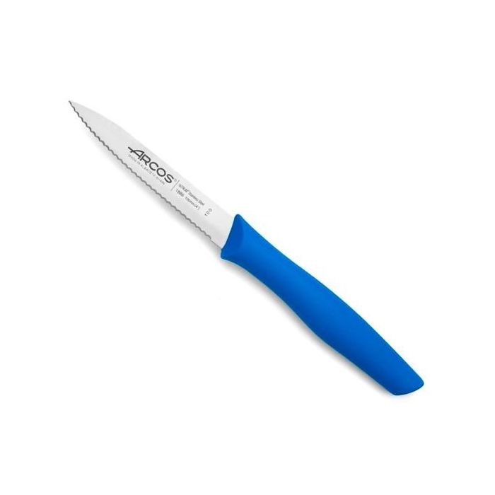 Arcos cuchillo mondador perlado serie nova 100mm azul