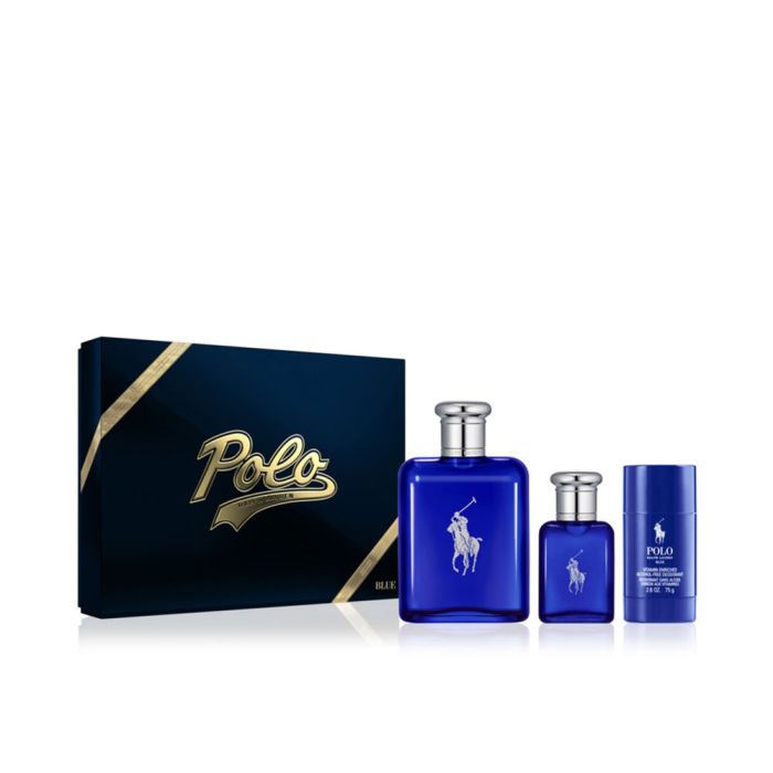 Set de Perfume Hombre Ralph Lauren Polo Blue 3 Piezas