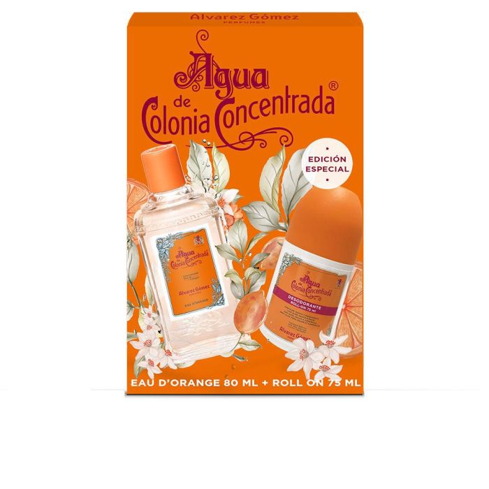 Set de Perfume Unisex Alvarez Gomez Agua de Colonia Concentrada Eau d'Orange 2 Piezas
