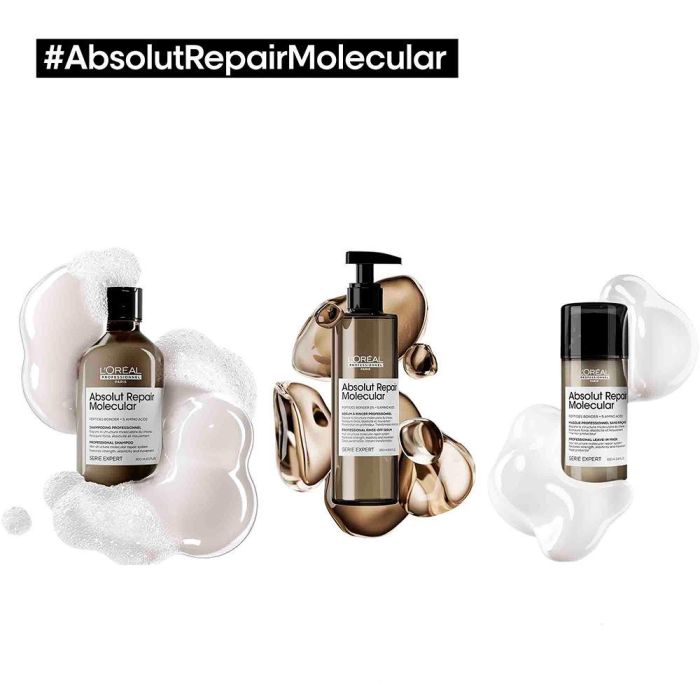 Absolut Repair Molecular Champú Profesional sin Sulfatos para Cabello Dañado 2