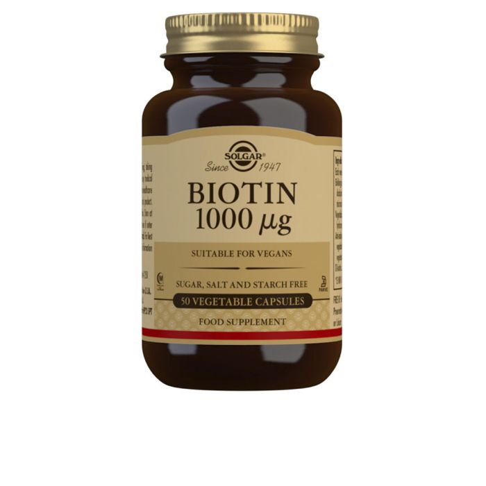 Complemento Alimenticio Solgar Biotina 50 Unidades