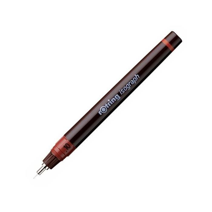 Rotring Estilógrafo Isograph 0,10 mm Tinta China Negra