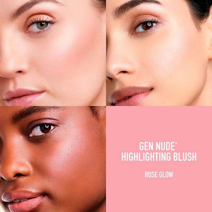 Gen nude highlighting blush #rose glow 3,8 gr 3