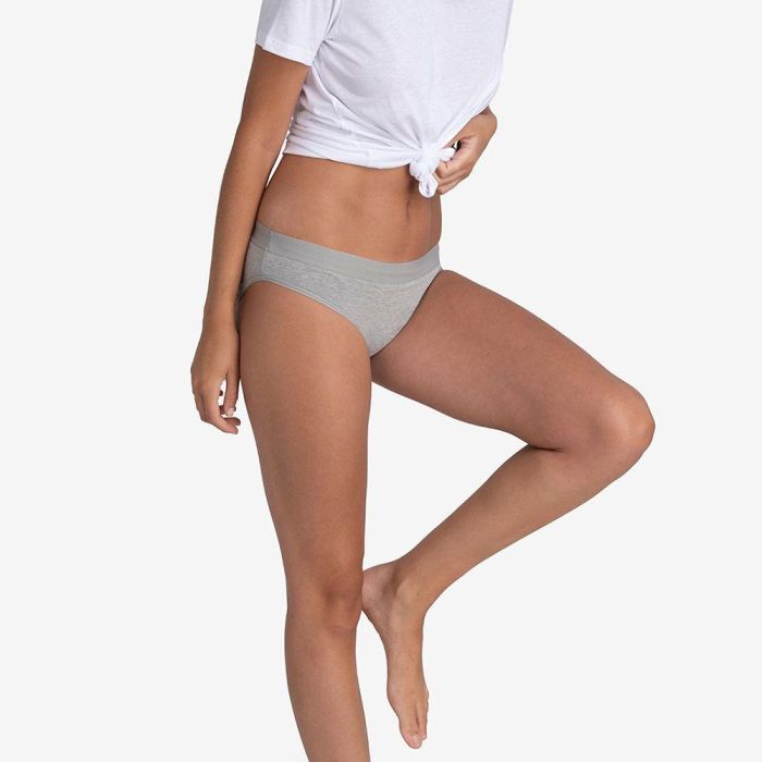 Platanomelón Kiwitas Classic Sporty Braguitas Menstruales Gris