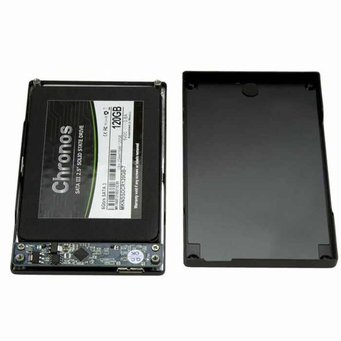 Caja Externa HDD Startech SAT2510BU32 Negro USB Micro USB B USB 3.2 Sata II 2.5" 2
