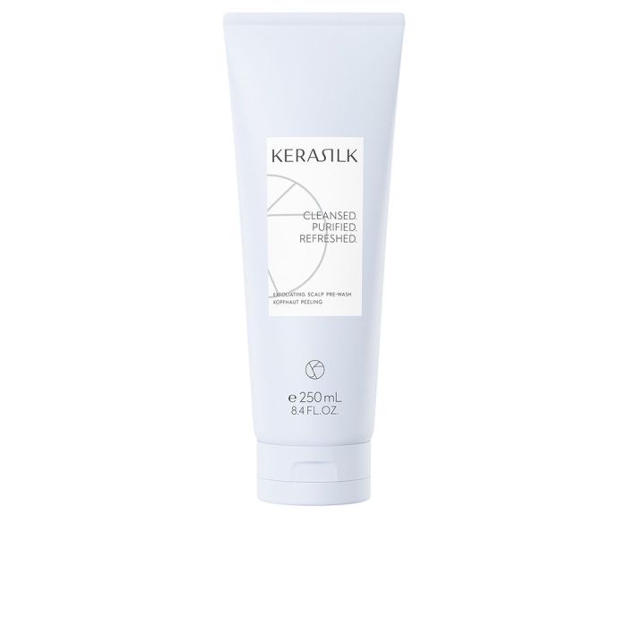 Kerasilk SPECIALISTS Exfoliante Capilar Pre-Champú para Cuero Cabelludo Limpieza Profunda con Perlas Jojoba y Seda Biomimética 250 ml