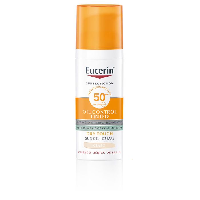 Sun protection oil control dry touch gel-crema color SPF50+ #light 50 ml