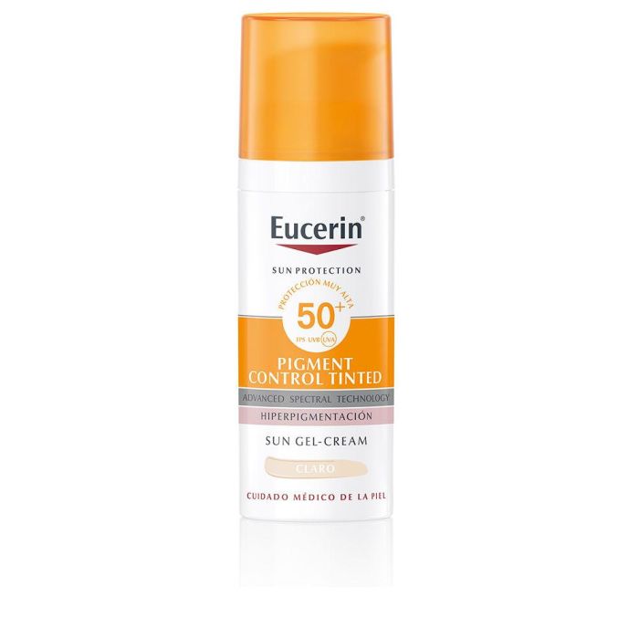 Sun protection pigment control fluido con color SPF50+ #light 50 ml