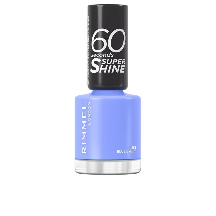 Pintaúñas Rimmel London 60 Seconds Super Shine Nº 856 Blue breeze 8 ml