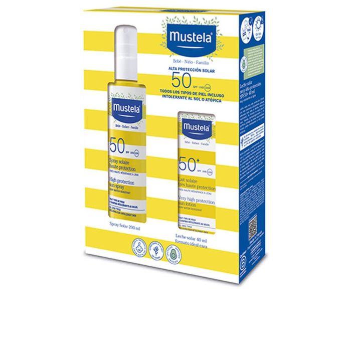 Mustela Solar Spray SPF50 200ml + Leche Solar 40ml