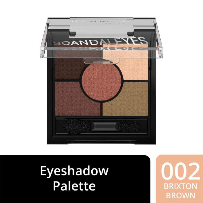SCANDALEYES paleta de sombras #002-brixton brown 3