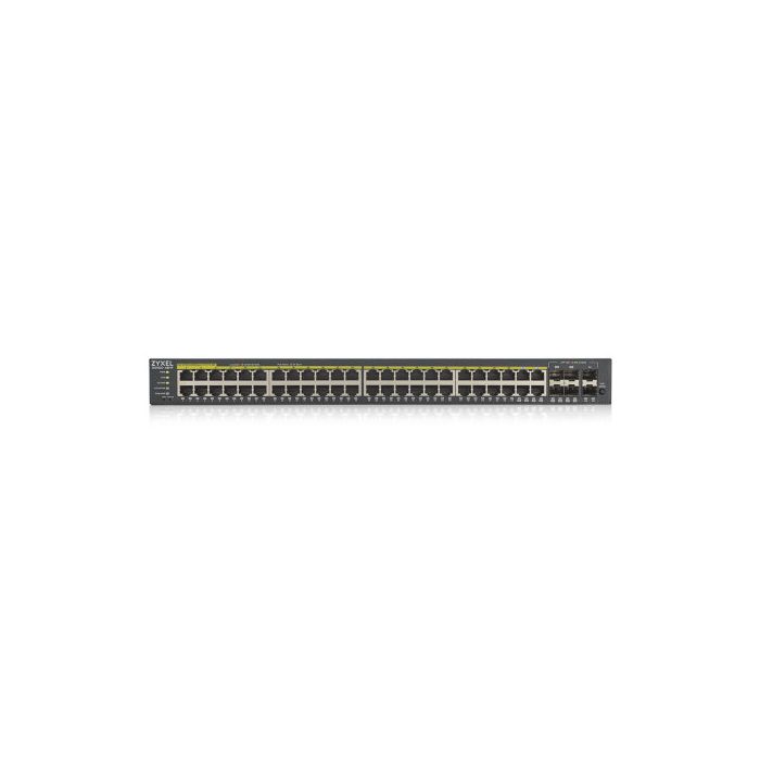 Zyxel GS1920-48HPV2 Gestionado Gigabit Ethernet (10/100/1000) Energía sobre Ethernet (PoE) Negro 1