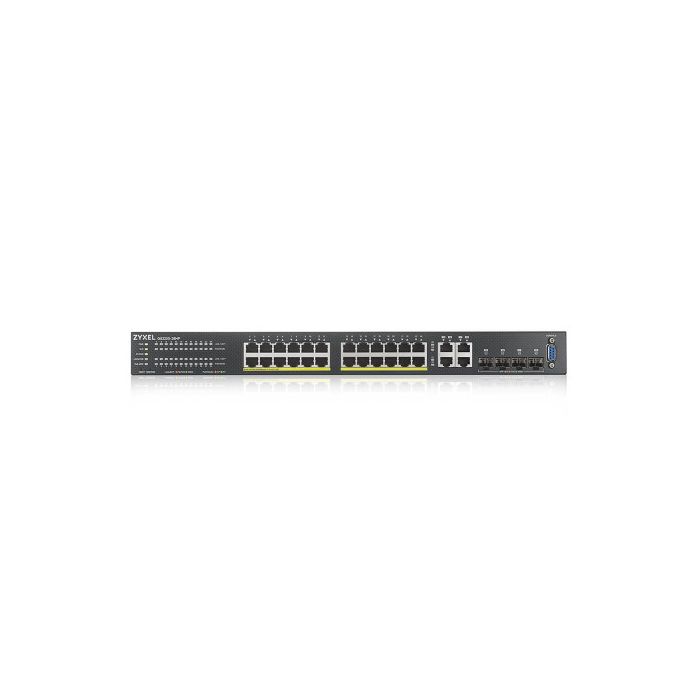 Zyxel GS2220-28HP-EU0101F switch Gestionado L2 Gigabit Ethernet (10/100/1000) Energía sobre Ethernet (PoE) Negro 1