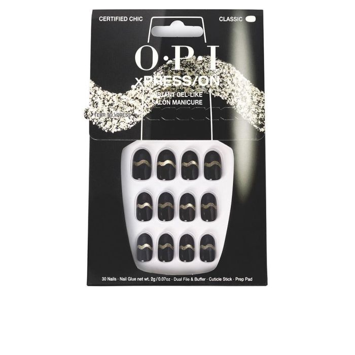 Opi Xpress/on uñas artificiales nail art #certified chic 30 u