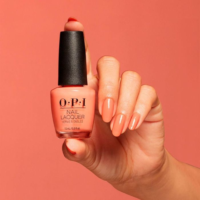 Opi Colección primavera, nail lacquer, esmalte de uñas duración hasta 7 días #apricot af 15 ml 3