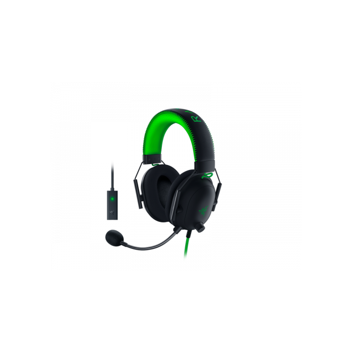 Razer BlackShark V2 Auriculares Diadema Conector de 3,5 mm Negro, Verde