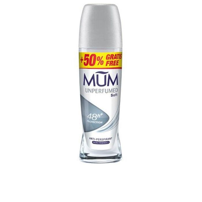 Desodorante Roll-On Mum Unperfumed Soft 75 ml