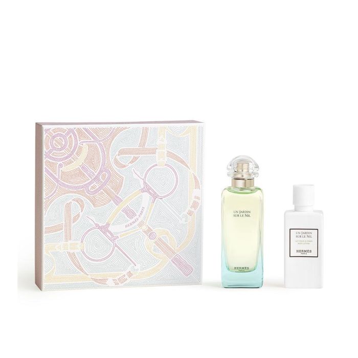 Hermès Un Jardin Sur Le Nil Estuche de Regalo Unisex Eau de Toilette 100ml + Loción Corporal 80ml. Aroma Floral Frutal Cítrico Hermès Un Jardin Sur Le Nil Estuche de Regalo Unisex Eau de Toilette 100ml + Loción Corporal 80ml. Aroma Floral Frutal Cítrico