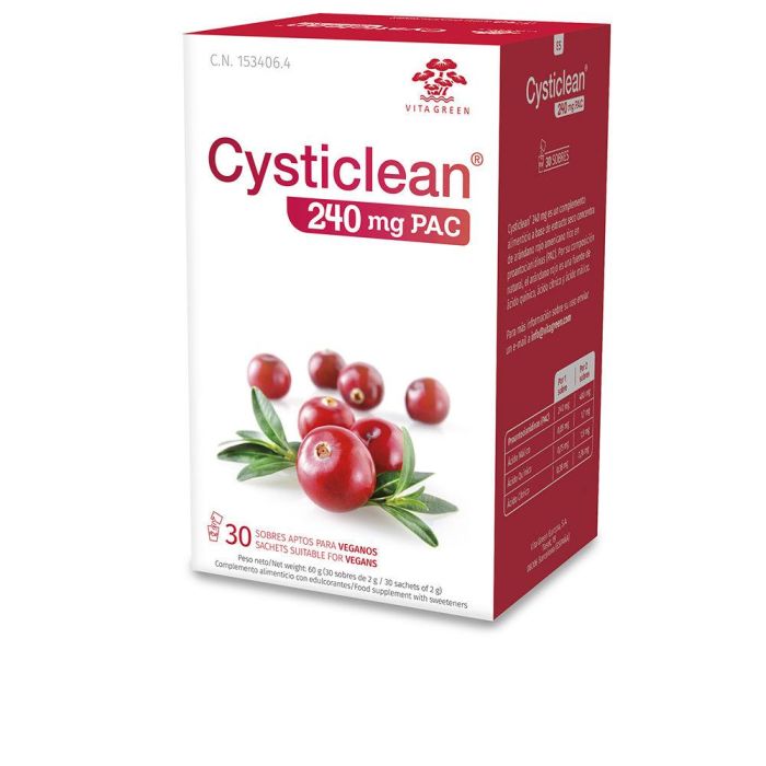 Cysticlean Clásico 240 mg De Pac Y Arándano Rojo Sobres