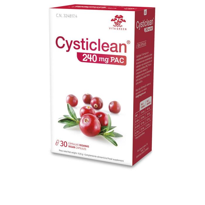 Cysticlean Clásico 240 mg de pac y arándano rojo cápsulas 30 u