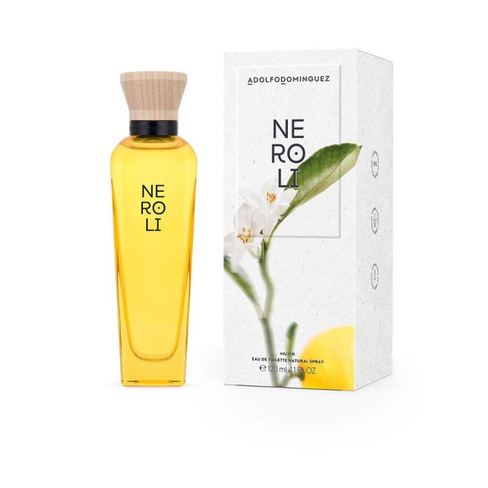 Adolfo Dominguez Neroli Woman Eau de Toilette Edición Limitada para Mujer 120 ml - Fragancia Vegana, 95% Ingredientes Naturales