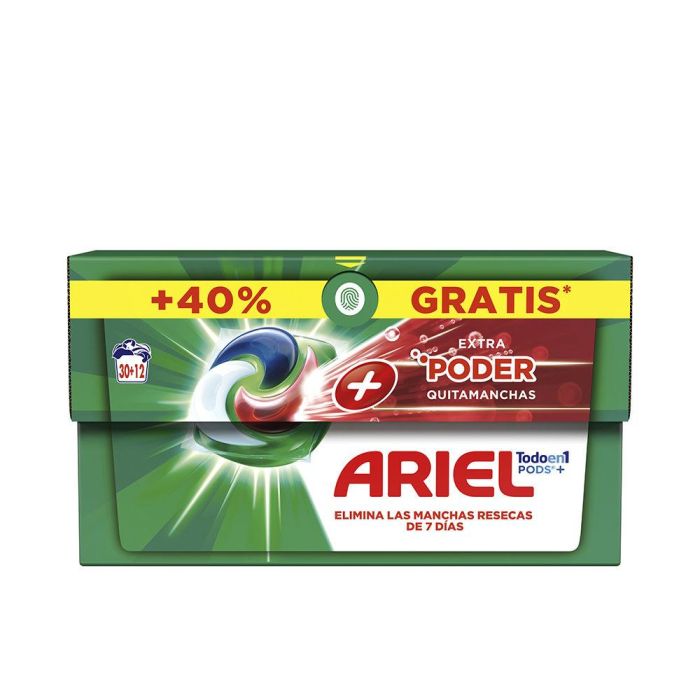 Ariel Pods extra poder quitamanchas 3en1 detergente 42 caps