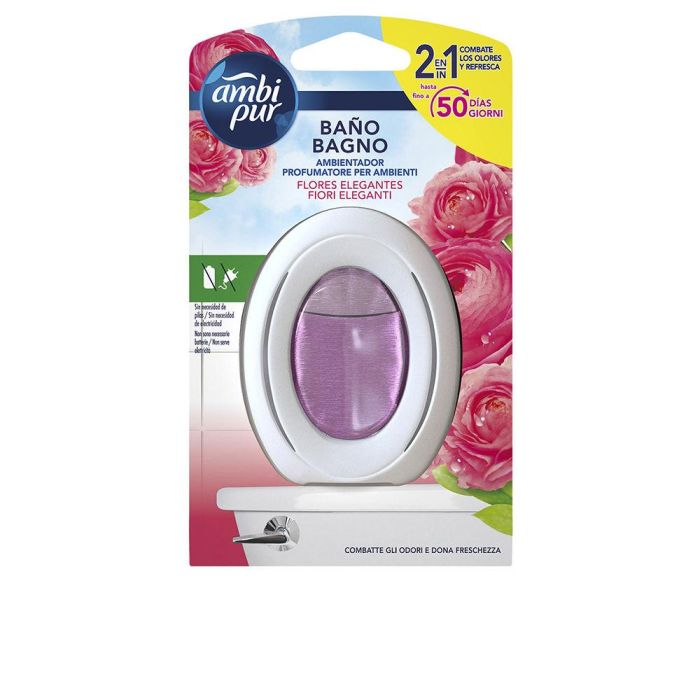 Ambi Pur Baño Ambientador #Flores Elegantes 50 Días