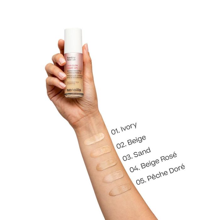 Skin glow makeup base de maquillaje luminosa #03-sand 30 ml 1
