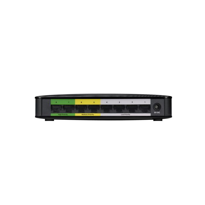 Zyxel GS-108S v2 Gigabit Ethernet (10/100/1000) Negro 3