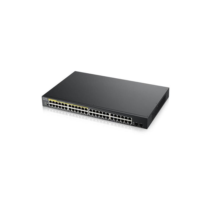 Zyxel GS1900-48HPv2 Gestionado L2 Gigabit Ethernet (10/100/1000) Energía sobre Ethernet (PoE) Negro 2