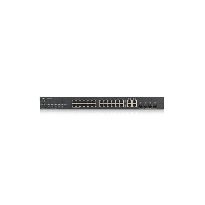 Zyxel GS1920-24V2 Gestionado Gigabit Ethernet (10/100/1000) Negro 1