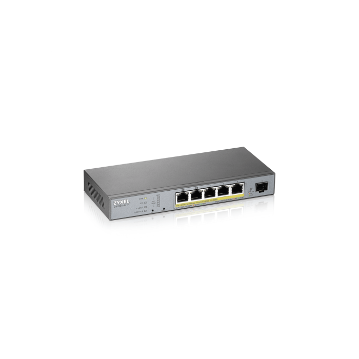 Zyxel GS1350-6HP-EU0101F switch Gestionado L2 Gigabit Ethernet (10/100/1000) Energía sobre Ethernet (PoE) Gris 3