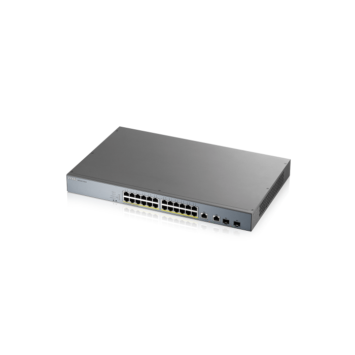 Zyxel GS1350-26HP-EU0101F switch Gestionado L2 Gigabit Ethernet (10/100/1000) Energía sobre Ethernet (PoE) Gris 1
