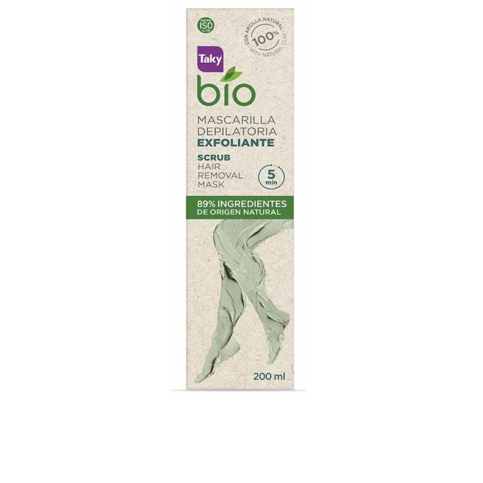 Taky Bio Natural Exfoliante Mascarilla Depilatoria