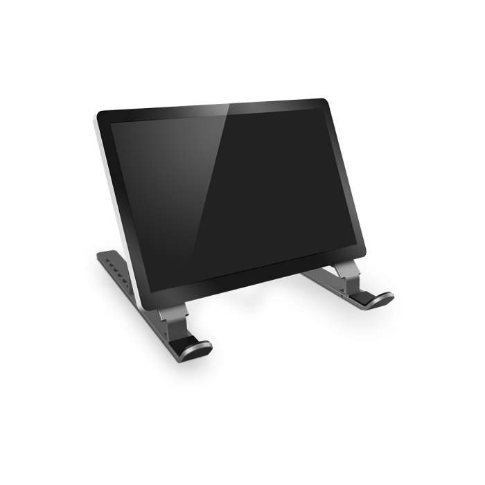 NOX AXYS 43,2 cm (17") Soporte para ordenador portátil Aluminio, Negro 6