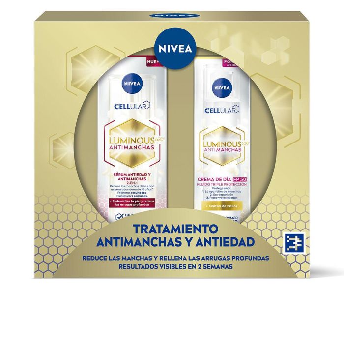 Nivea Luminous 630º Antimanchas Y Antiedad Estuche 2 Pz