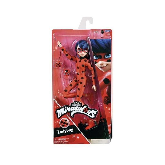 Muñeca de moda miraculous heroez ladybug y cat noir 26 cm - modelos surtidos