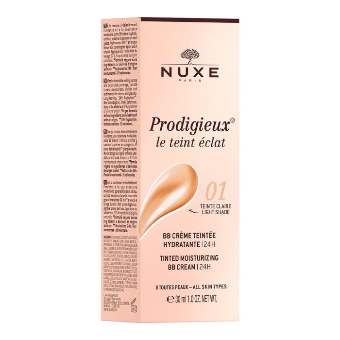 PRODIGIEUX BB CREAM hidratante con color 1