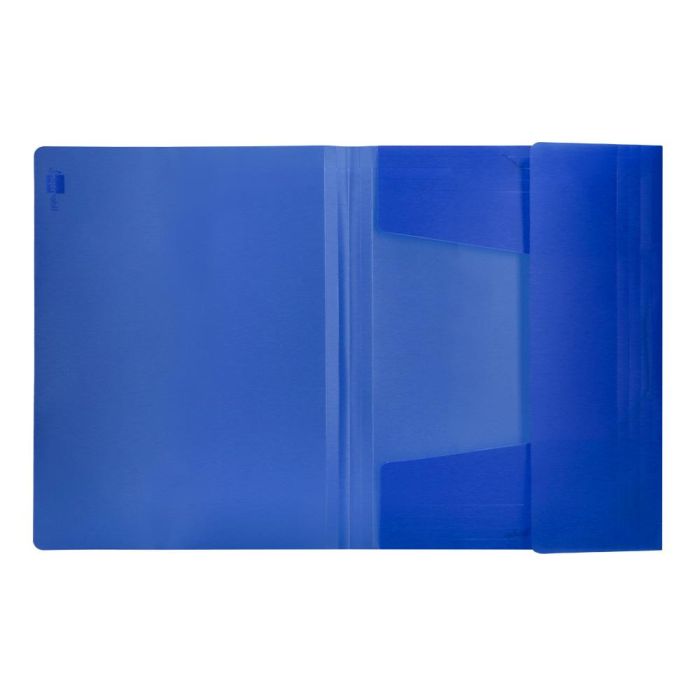 Carpeta Liderpapel Gomas Solapas 34962 Polipropileno Din A4 Azul Translucido 4