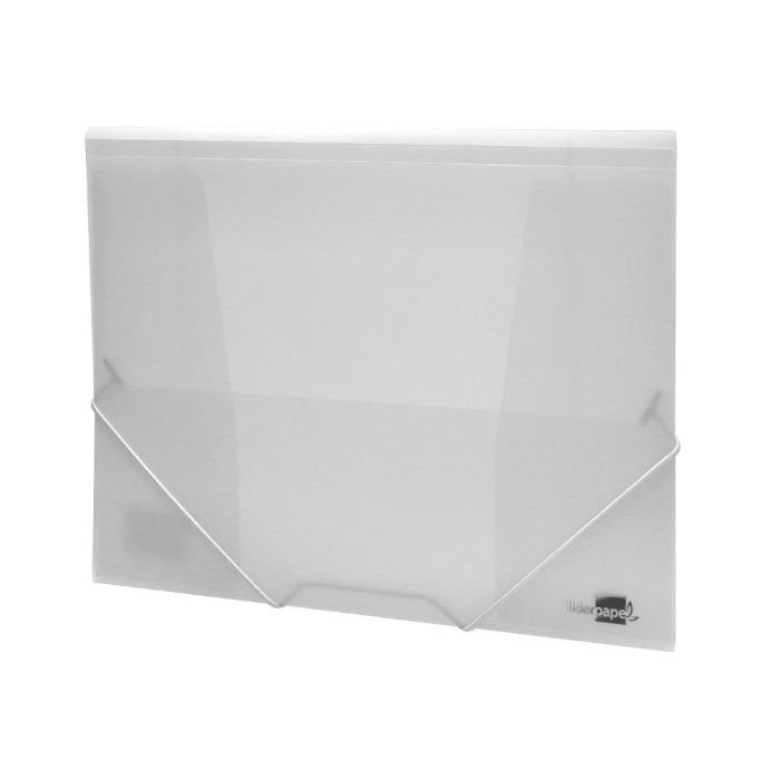 Carpeta Liderpapel Gomas Solapas 34964 Polipropileno Din A4 Transparente Translucido 2