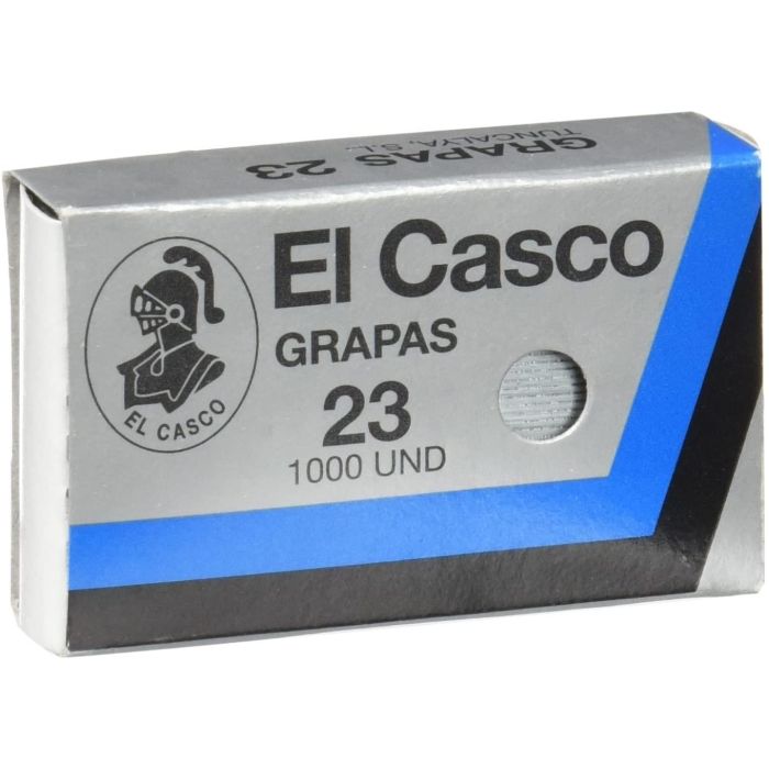 El Casco Grapas Nº23 gralvanizadas -Caja De 1000-